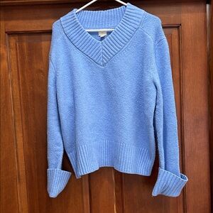 a new day Light Blue V-Neck Sweater